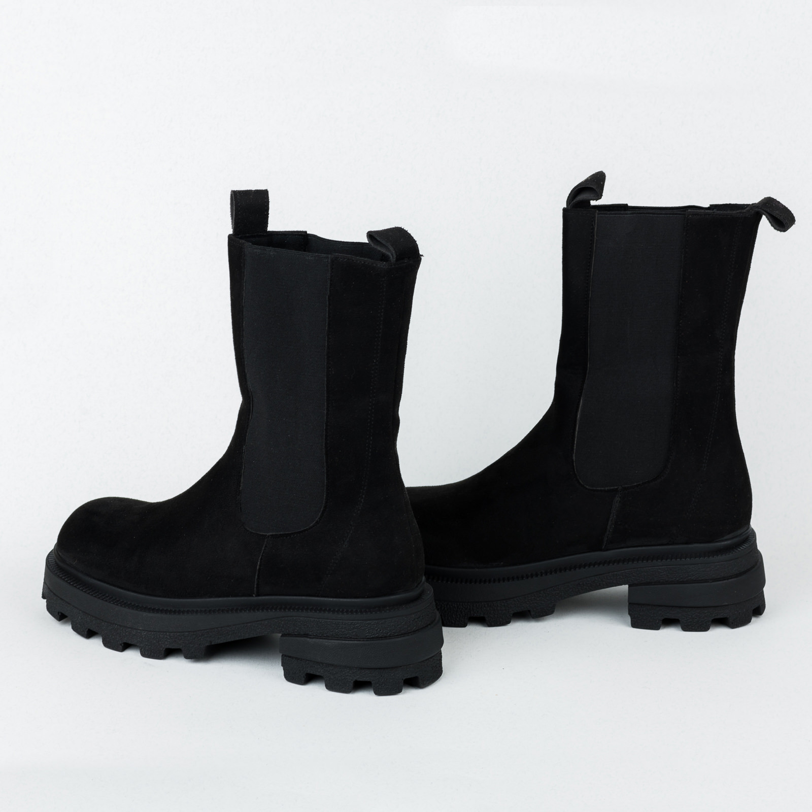 Women ankle boots B562 - BLACK