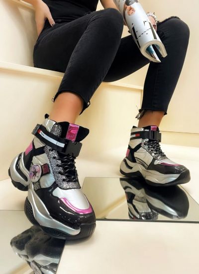 Women sneakers COIRA - SILVER