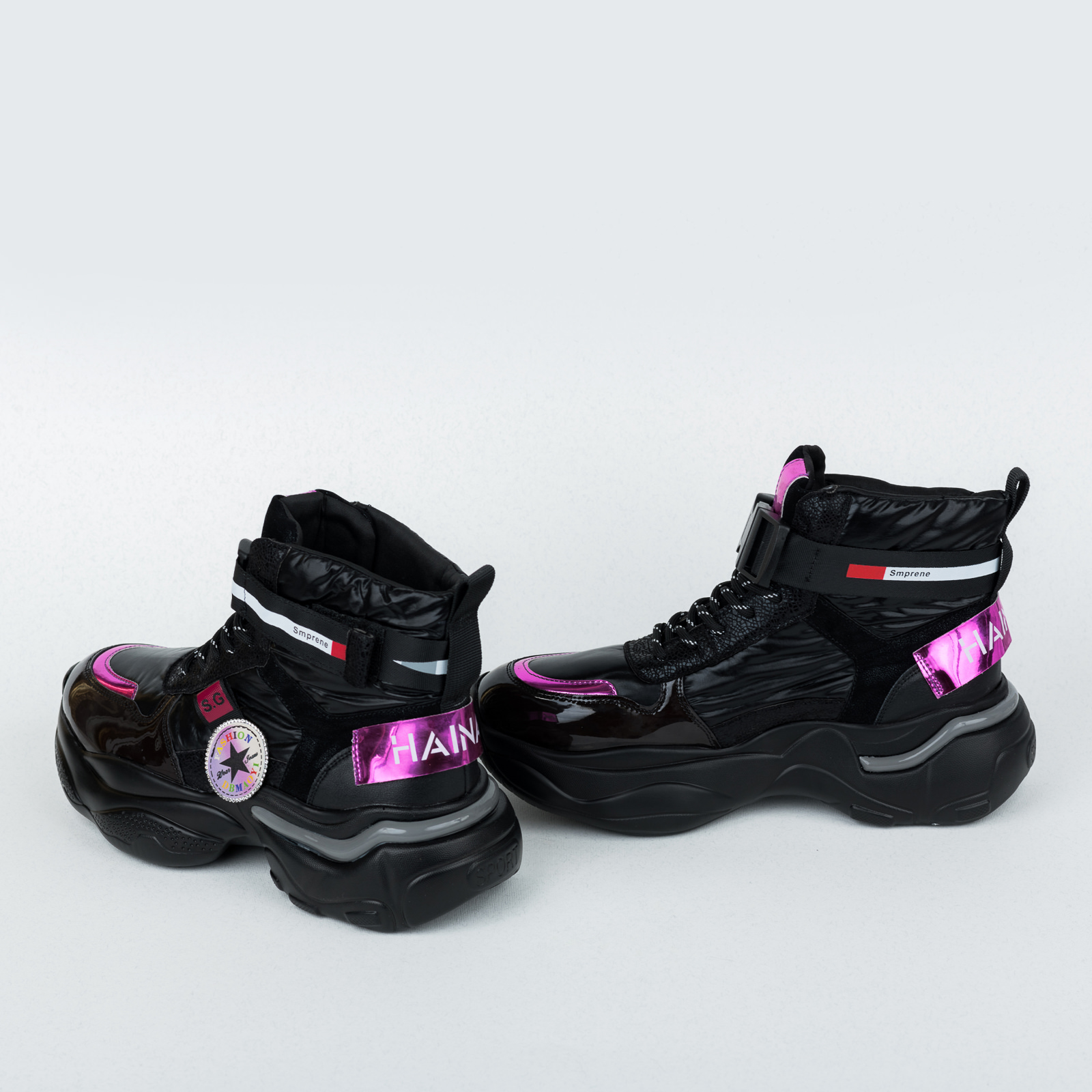 Női sportcipő és tornacipő B586 - FEKETE