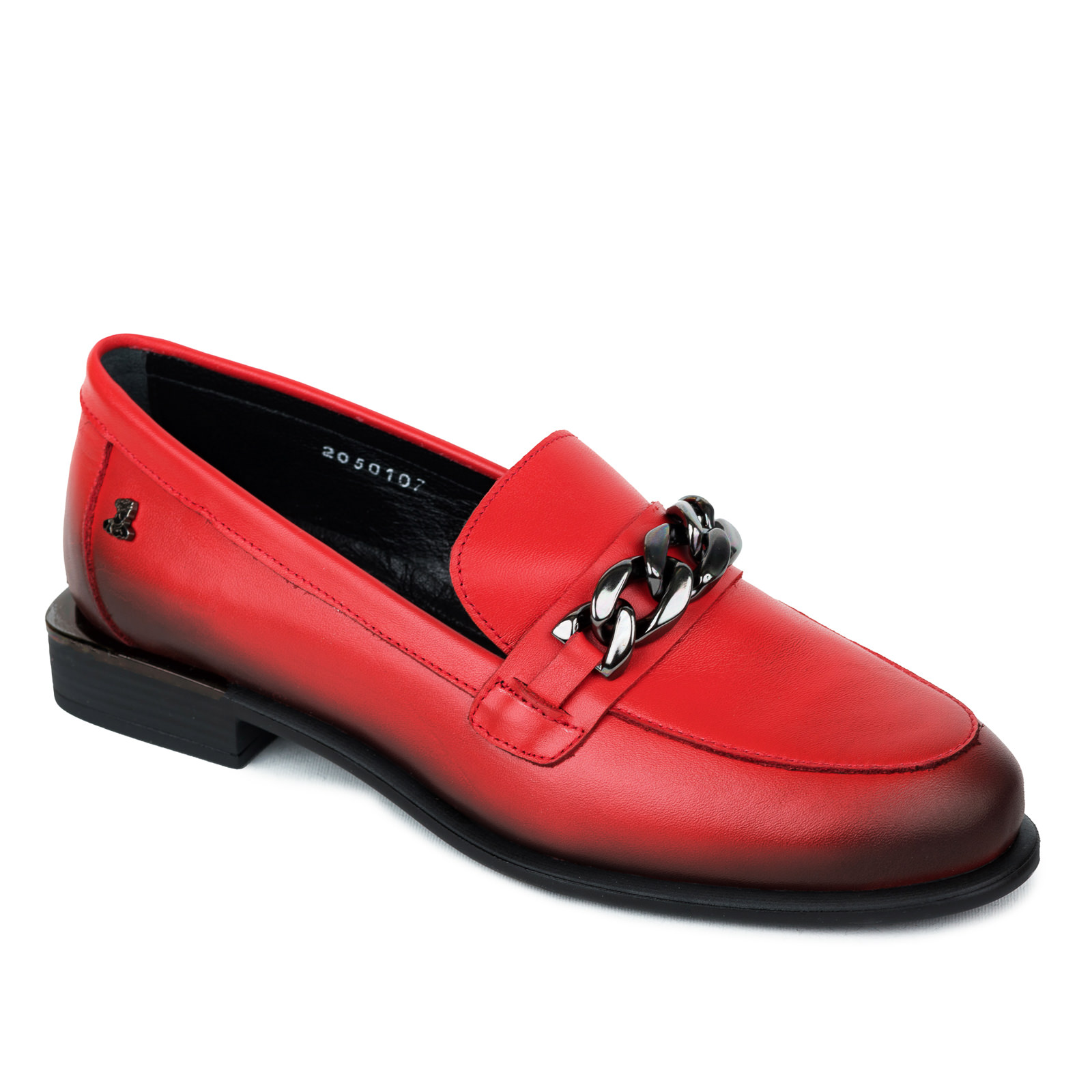 Leather shoes & flats B272 - RED