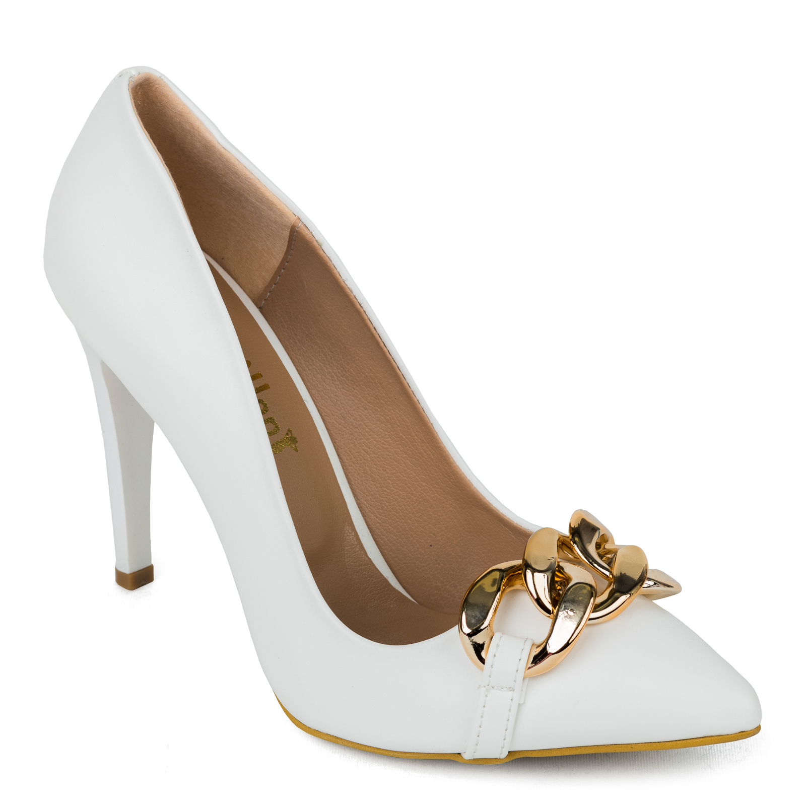 High-heels B590 - WHITE