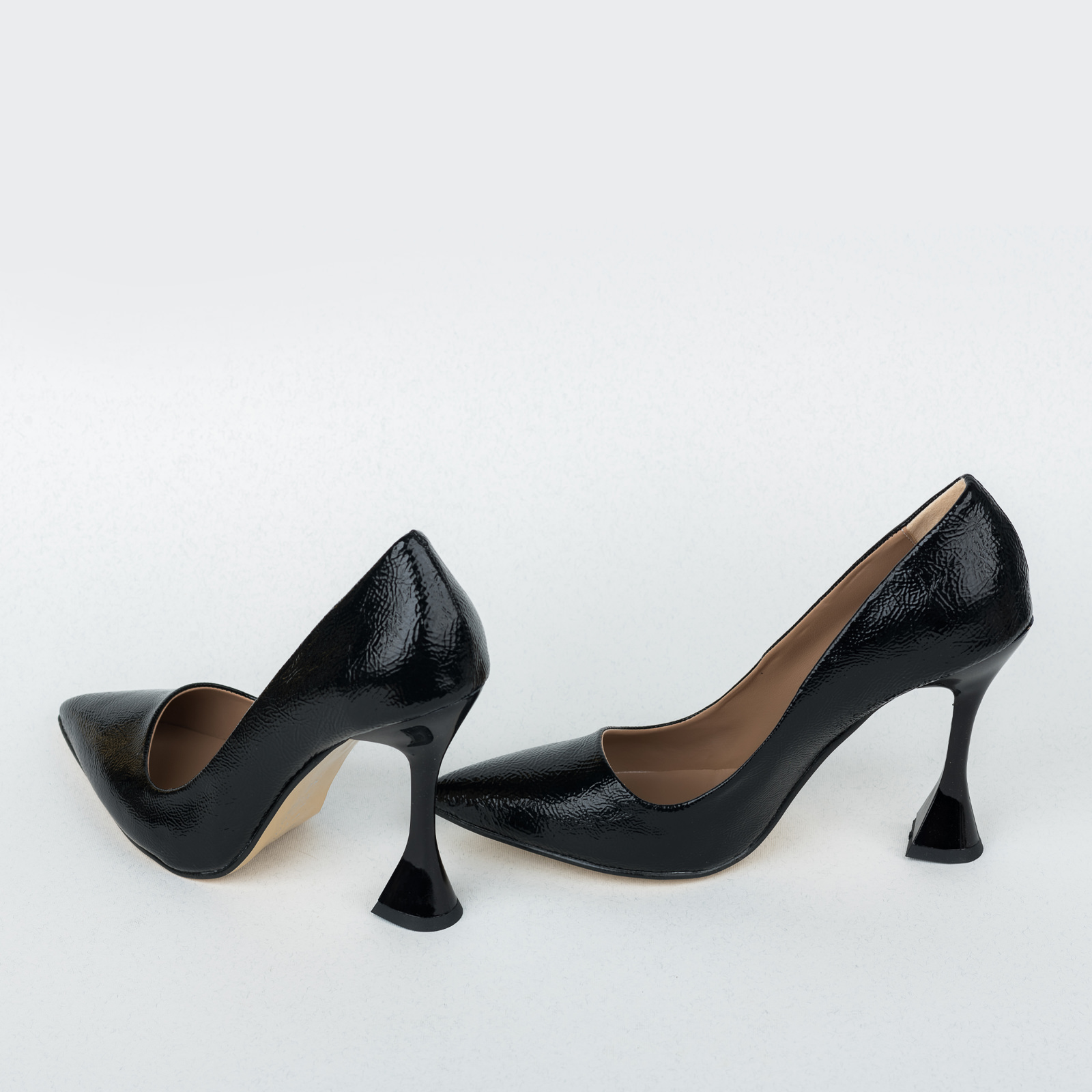 High-heels B594 - BLACK