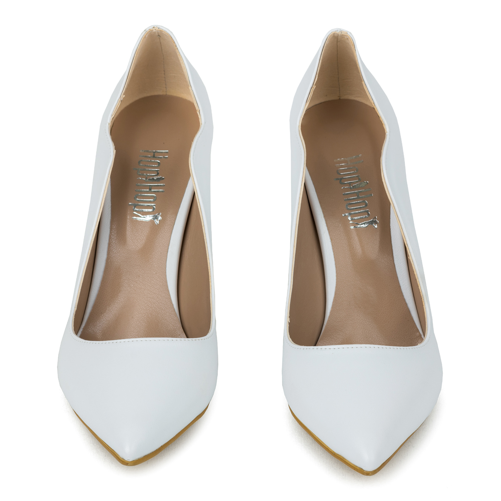 High-heels B605 - WHITE