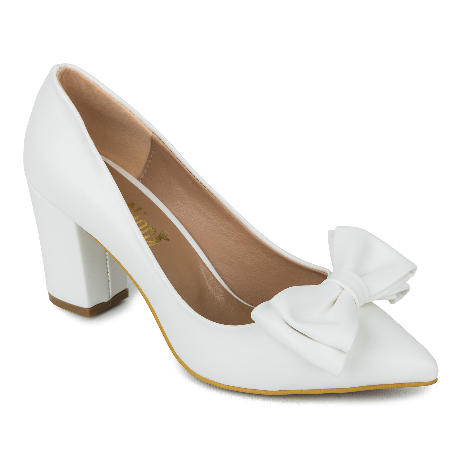 High-heels B518 - WHITE