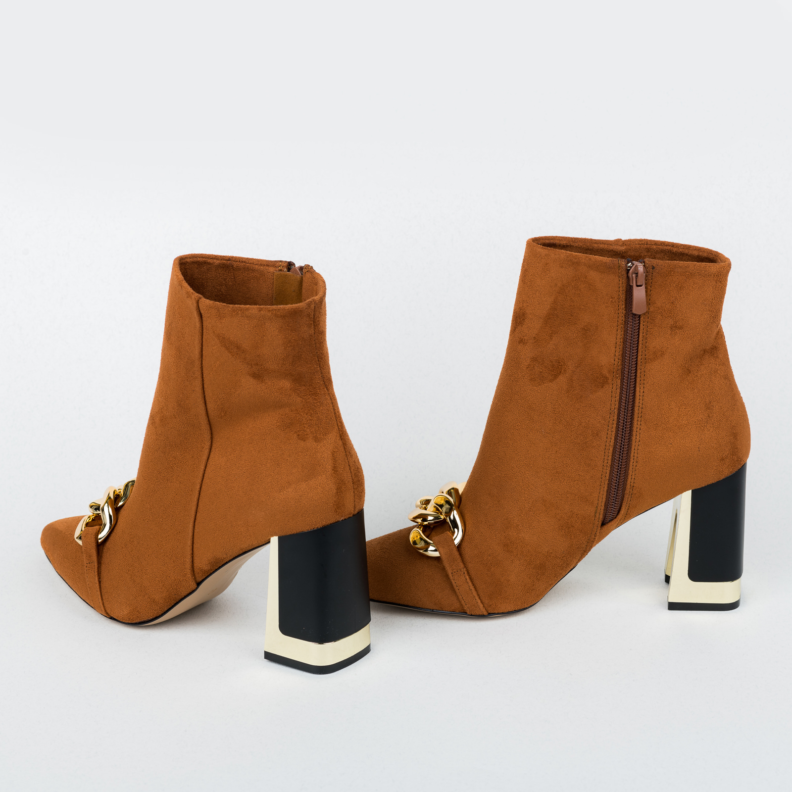 Women ankle boots B490 - CAMEL