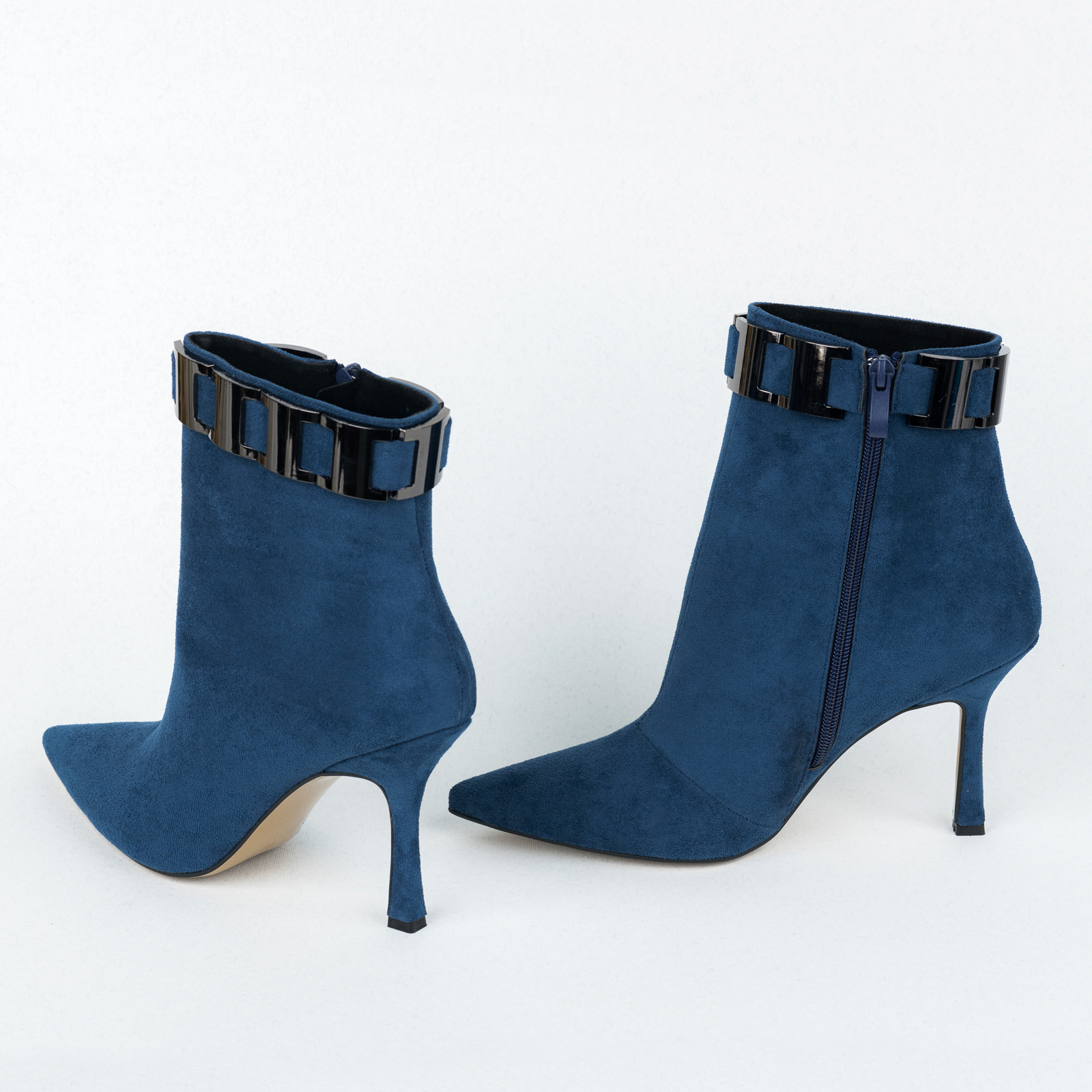 Women ankle boots B607 - NAVY
