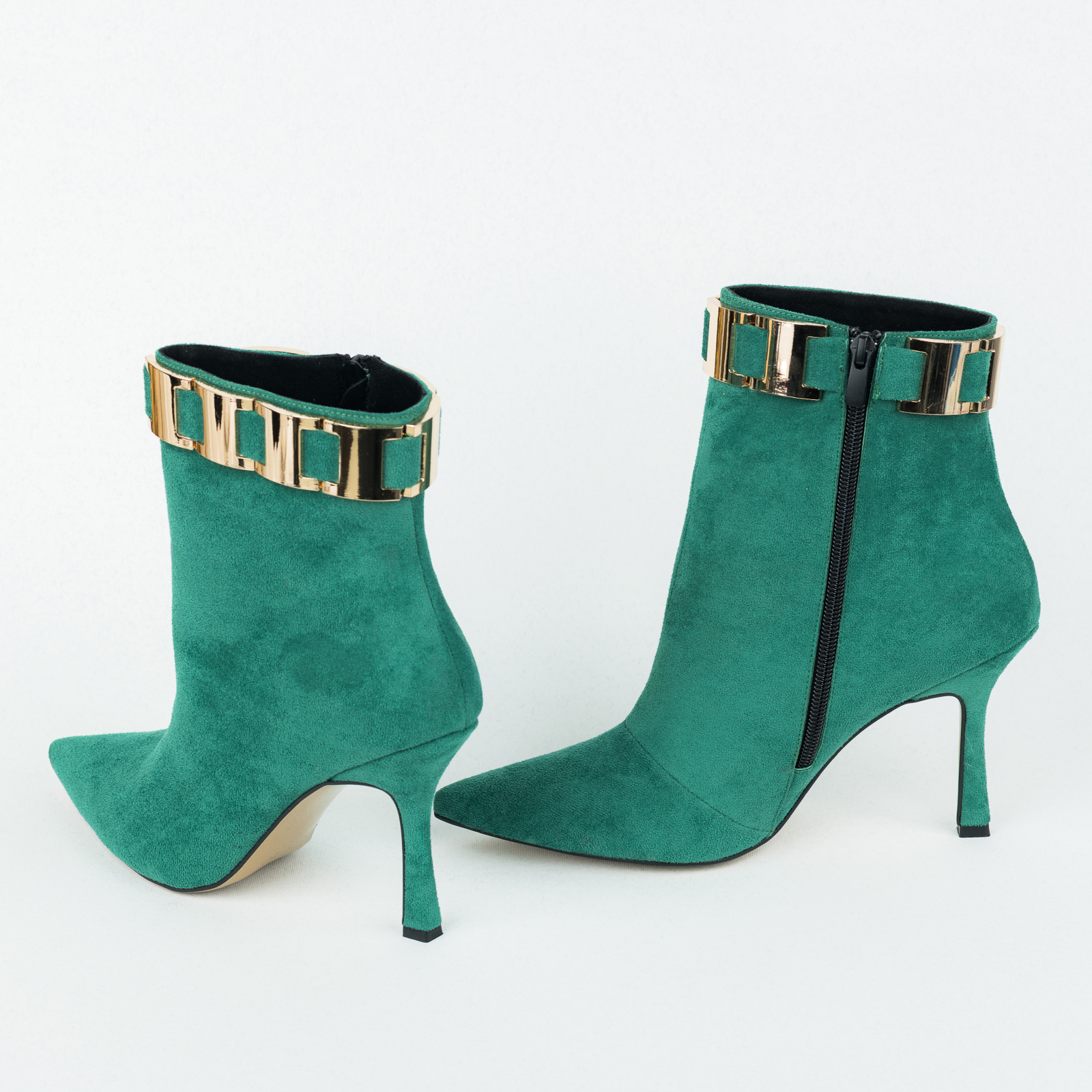 Women ankle boots B607 - GREEN