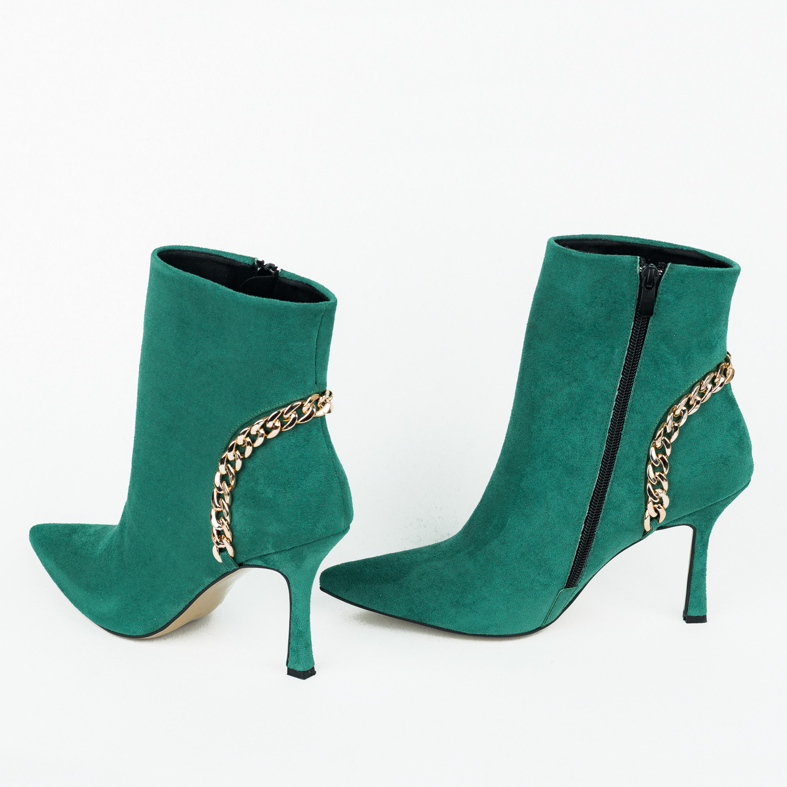Women ankle boots B608 - GREEN