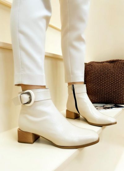 Women ankle boots ALORA - BEIGE