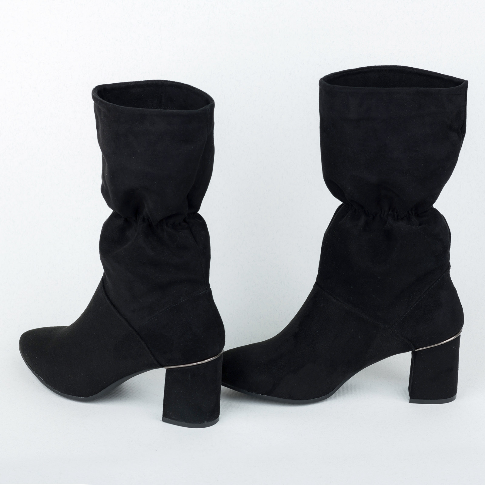 Women ankle boots B614 - BLACK