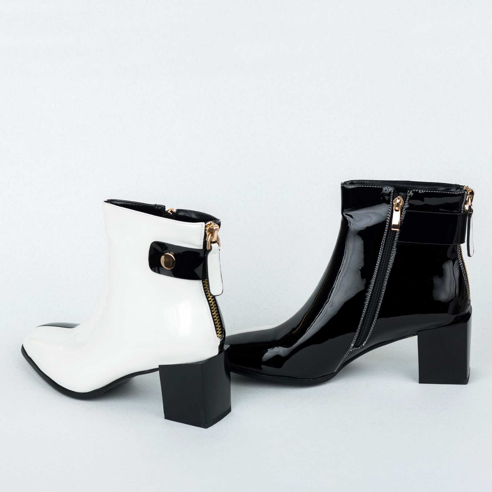 Women ankle boots B616 - BLACK