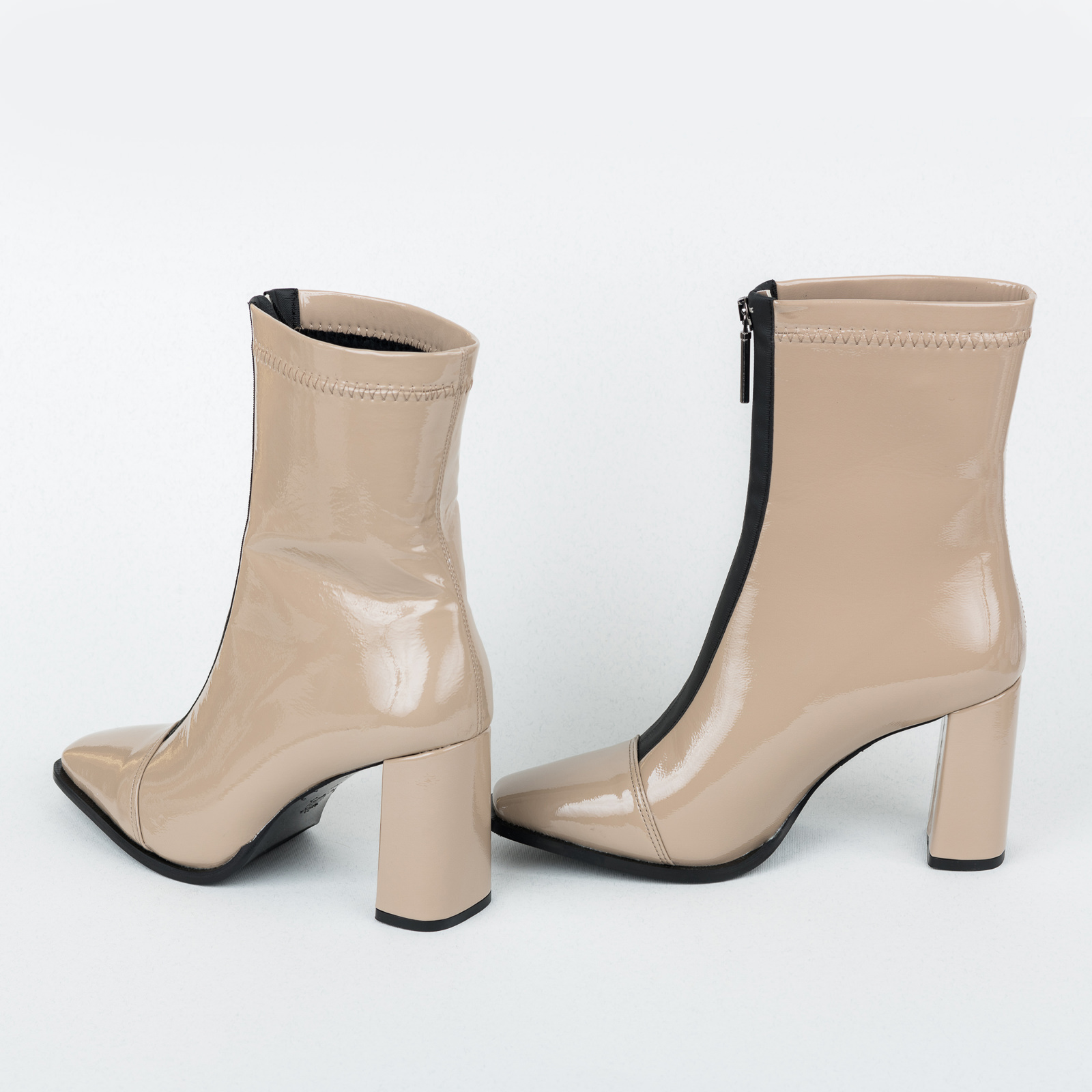 Women ankle boots B613 - BEIGE