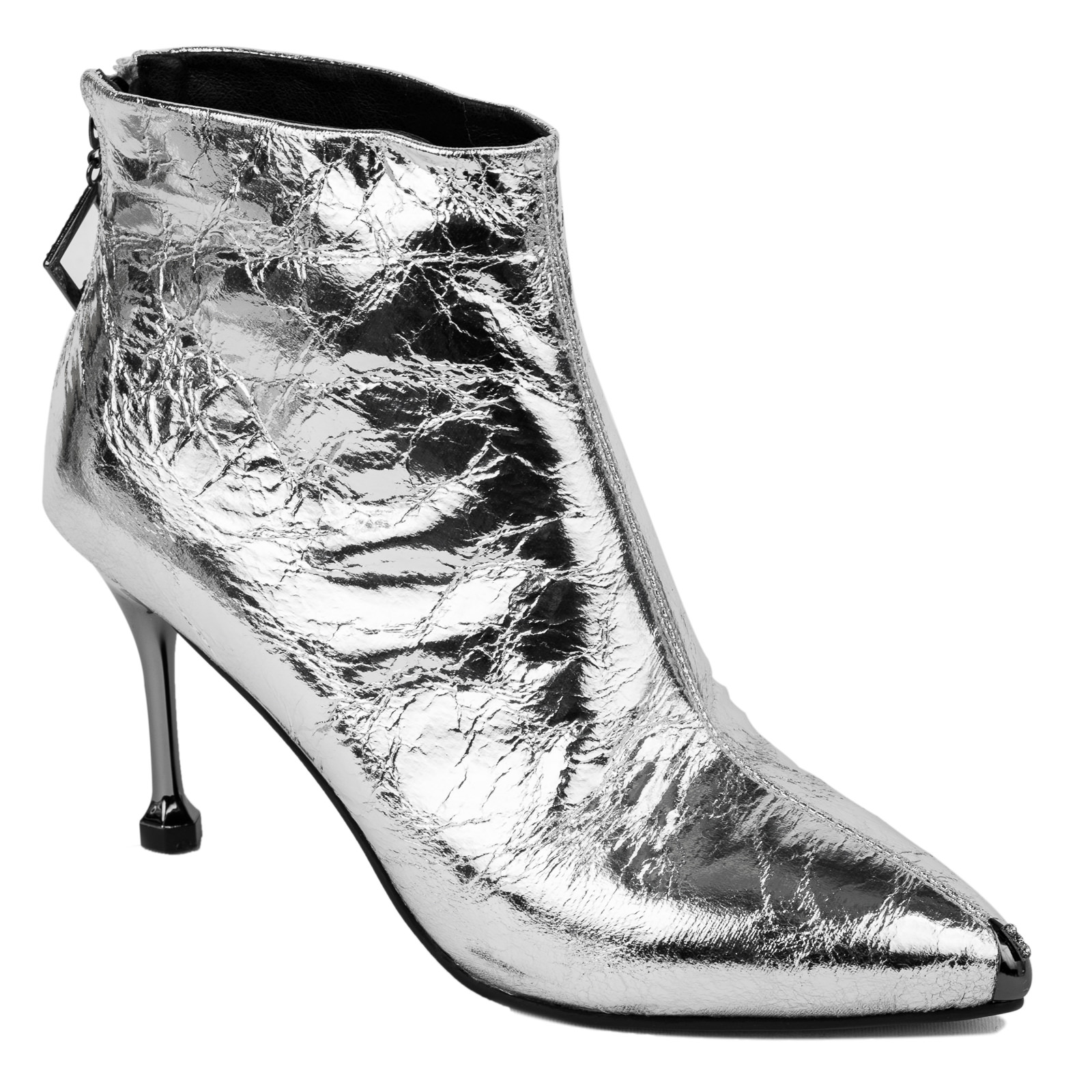 Women ankle boots B617 - SILVER