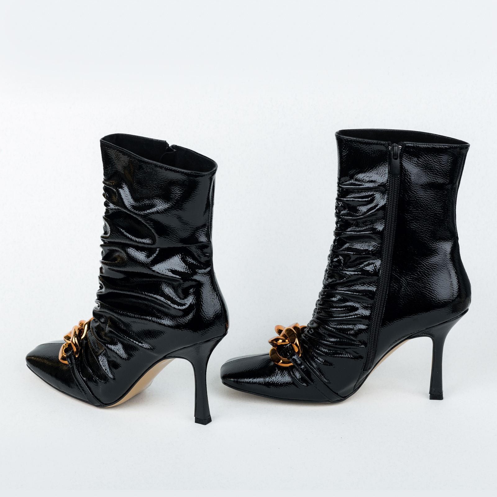 Women ankle boots B618 - BLACK