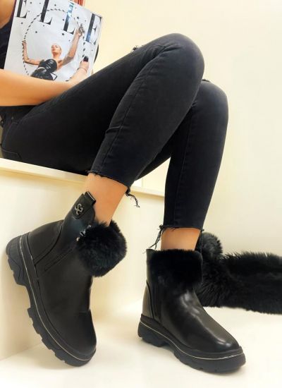 Women ankle boots KEYLAH - BLACK