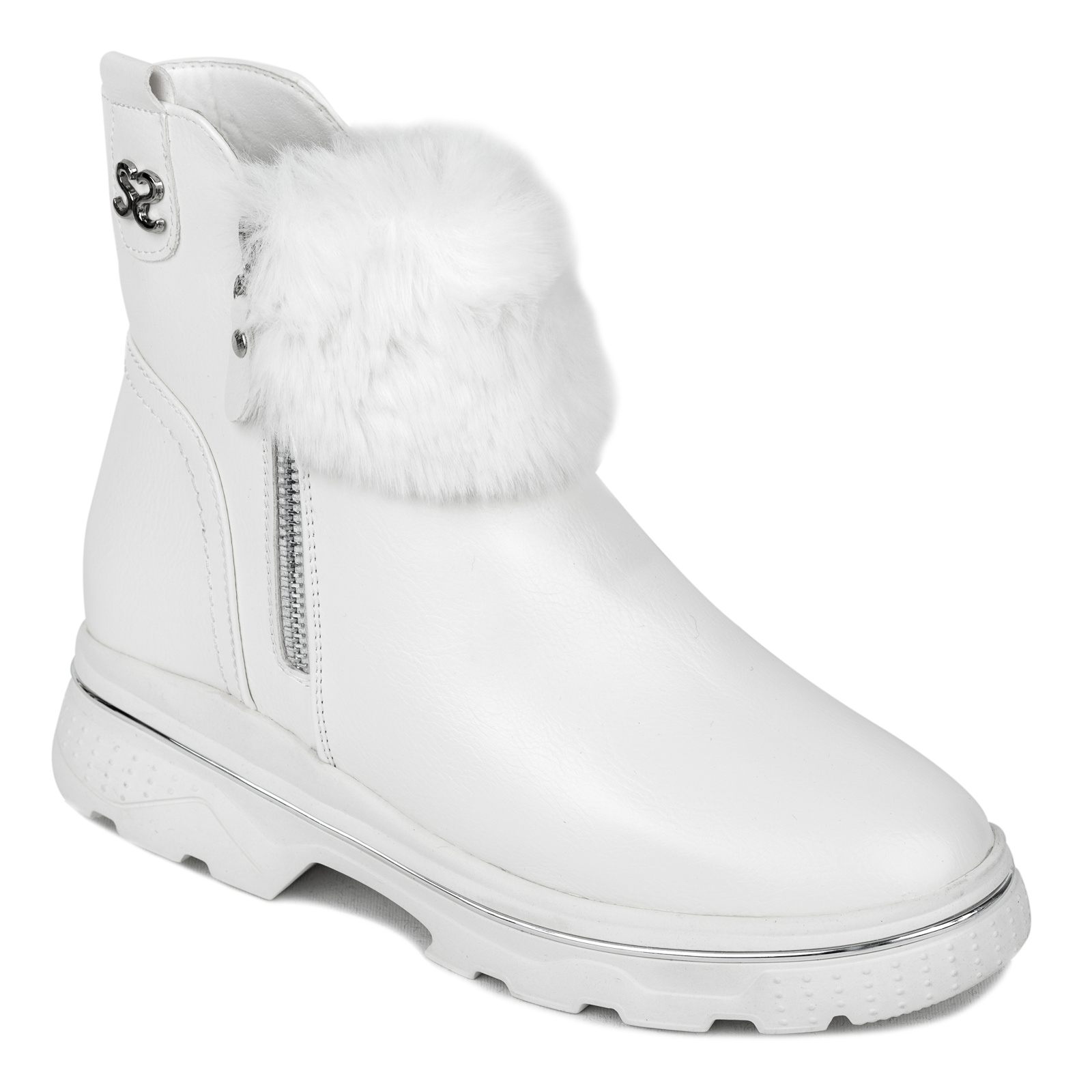 Women ankle boots B626 - WHITE