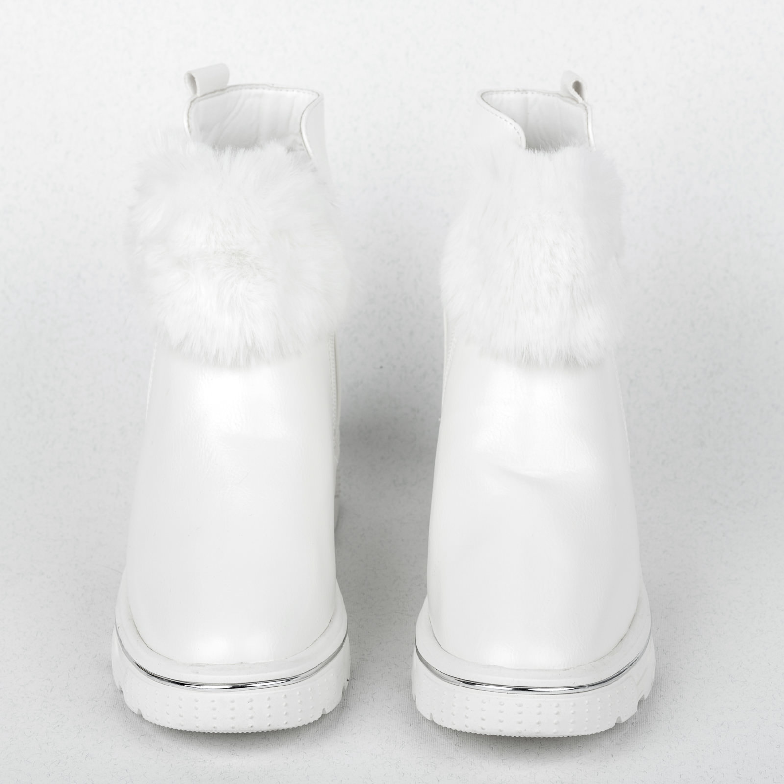 Women ankle boots B626 - WHITE