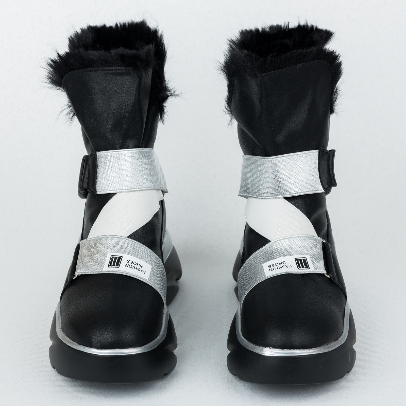 Women ankle boots B627 - BLACK