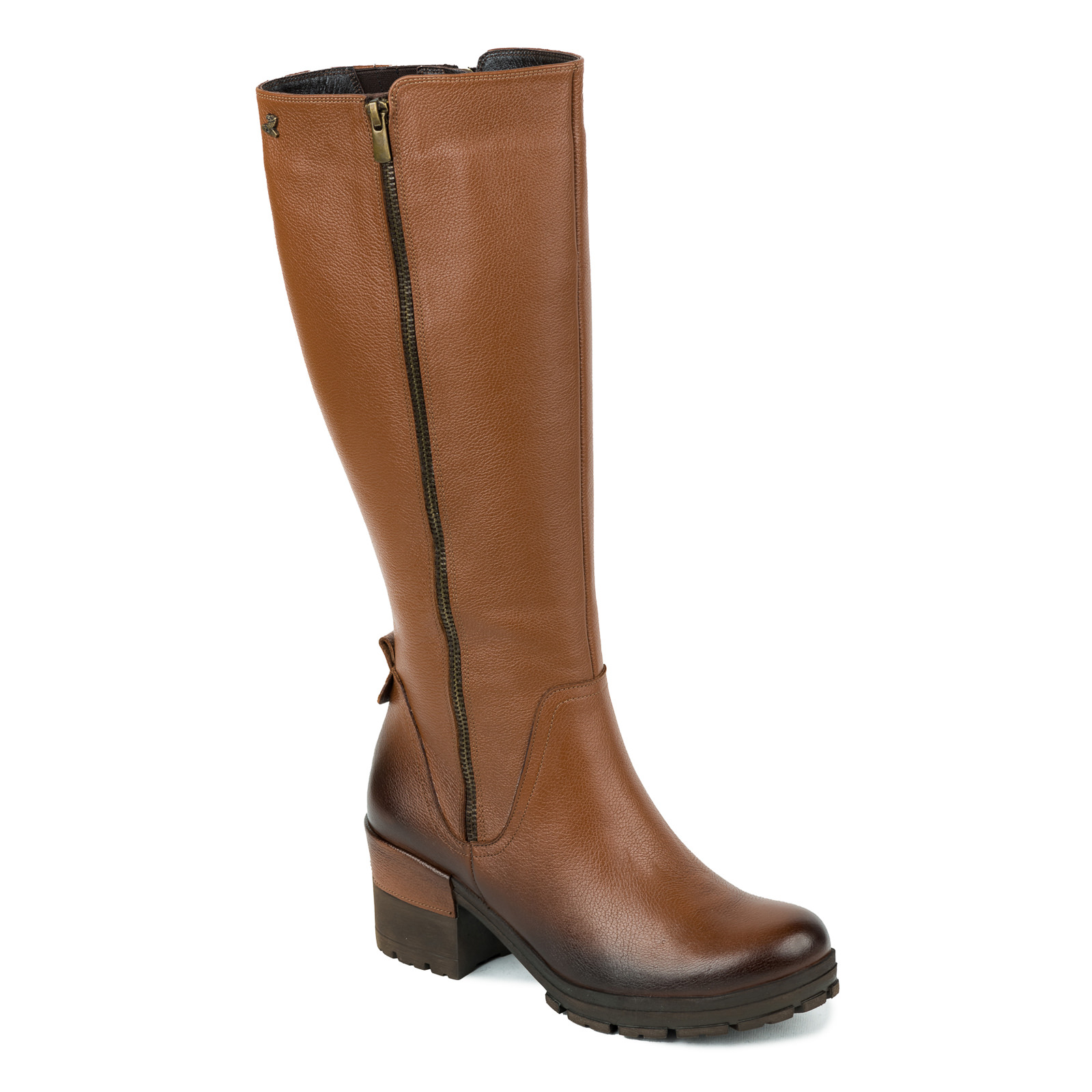 Leather boots B635 - CAMEL