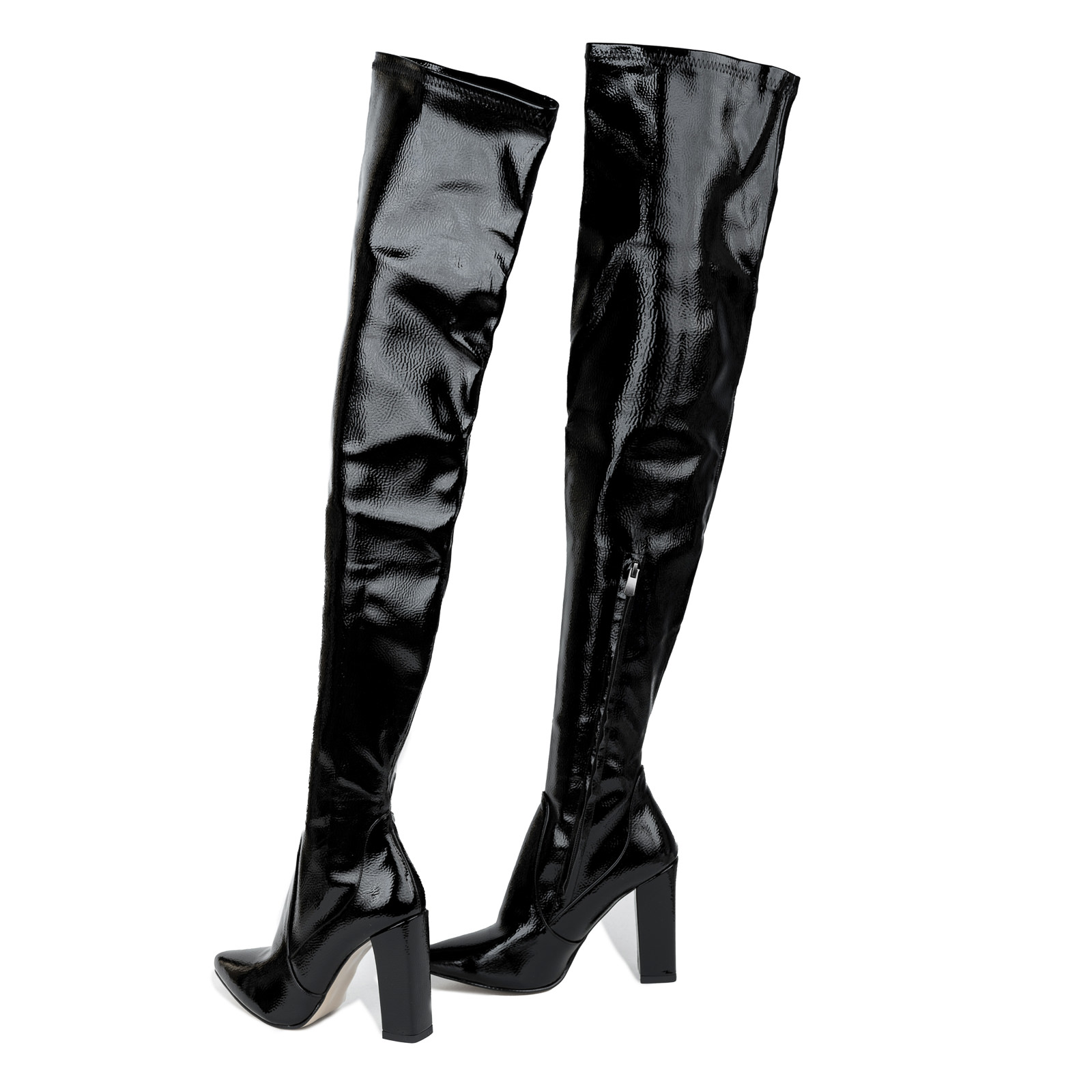 Women boots B458 - BLACK