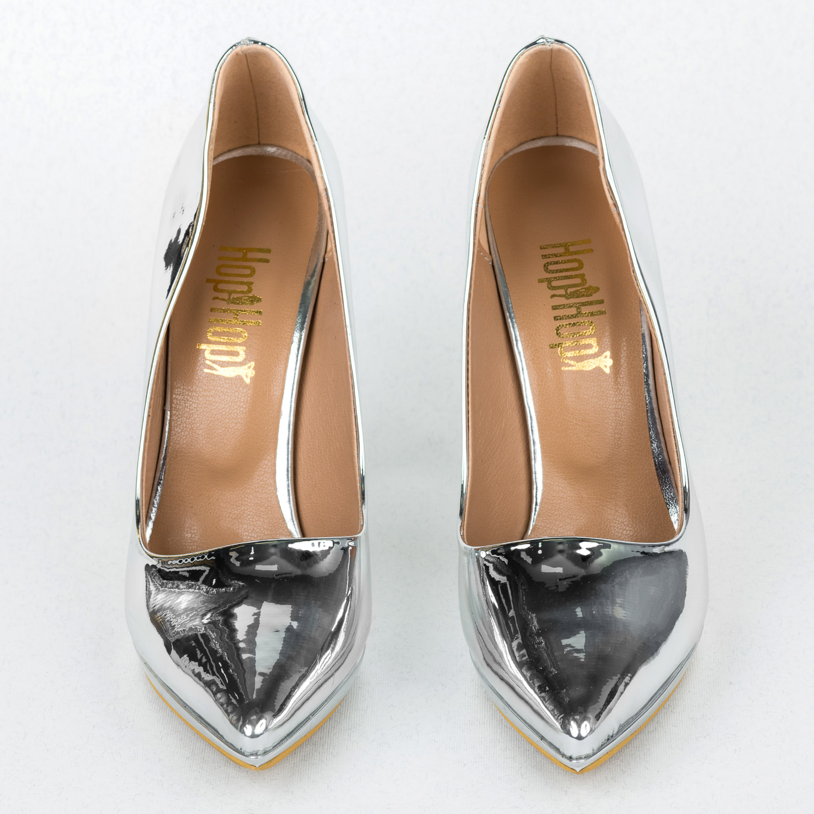 High-heels B604 - SILVER