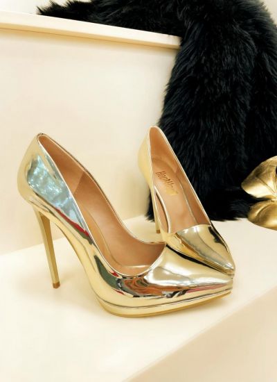 Stilettos and high-heels TRULY - GOLD