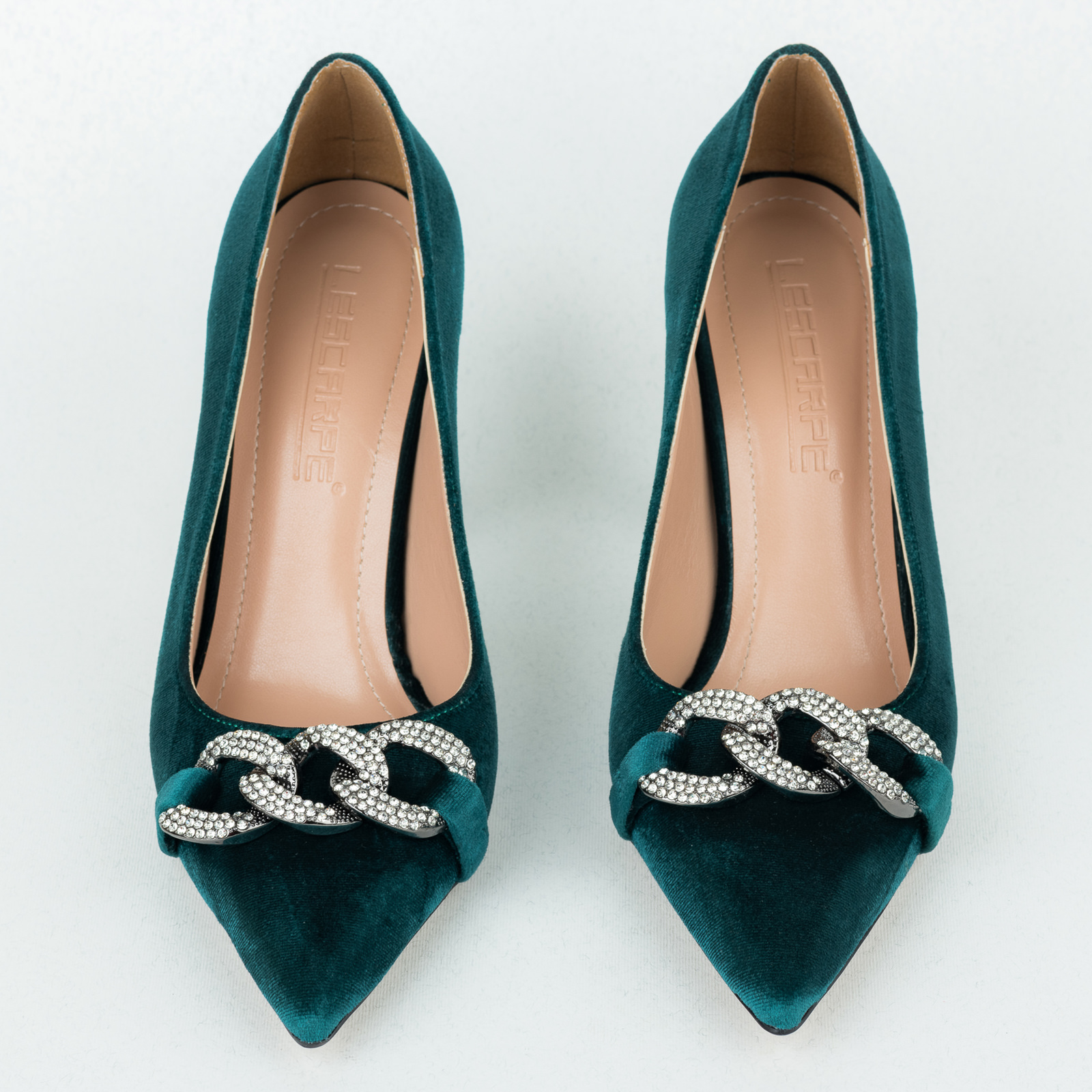 High-heels B644 - GREEN