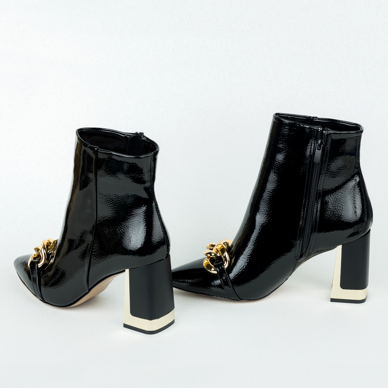 Women ankle boots B491 - BLACK