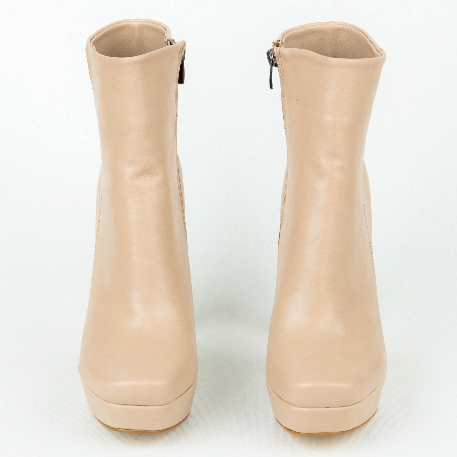 Women ankle boots B655 - BEIGE