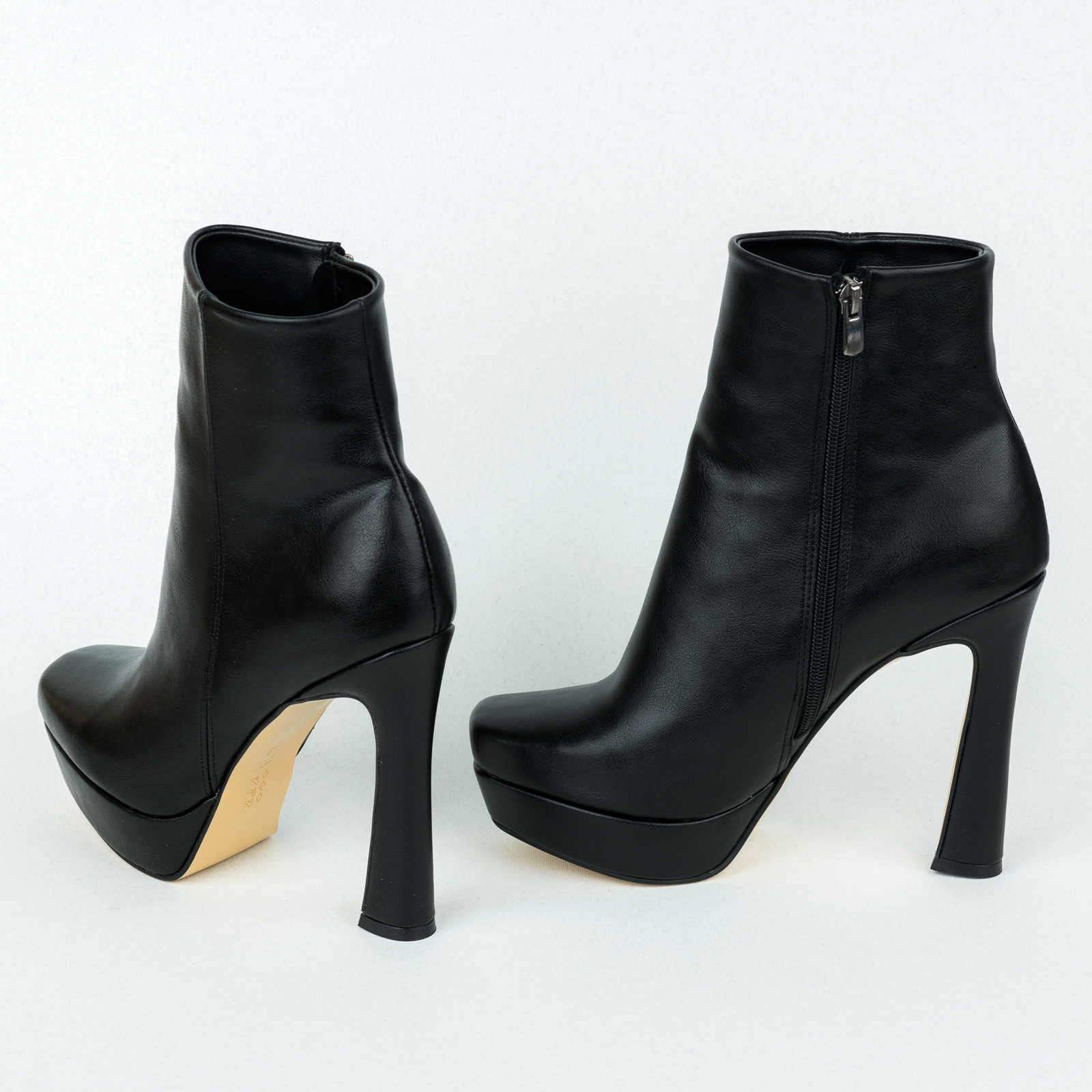 Women ankle boots B655 - BLACK