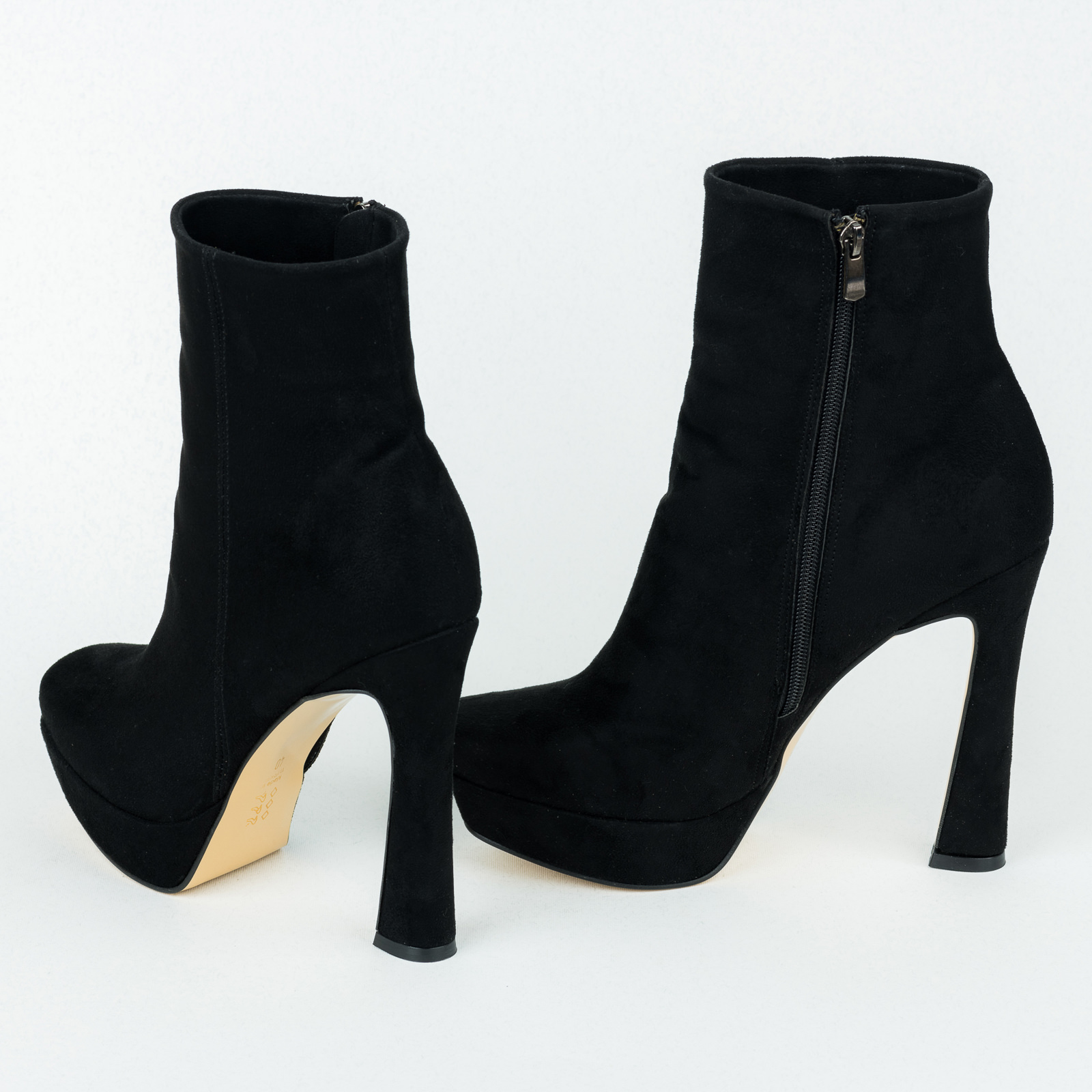 Women ankle boots B656 - BLACK