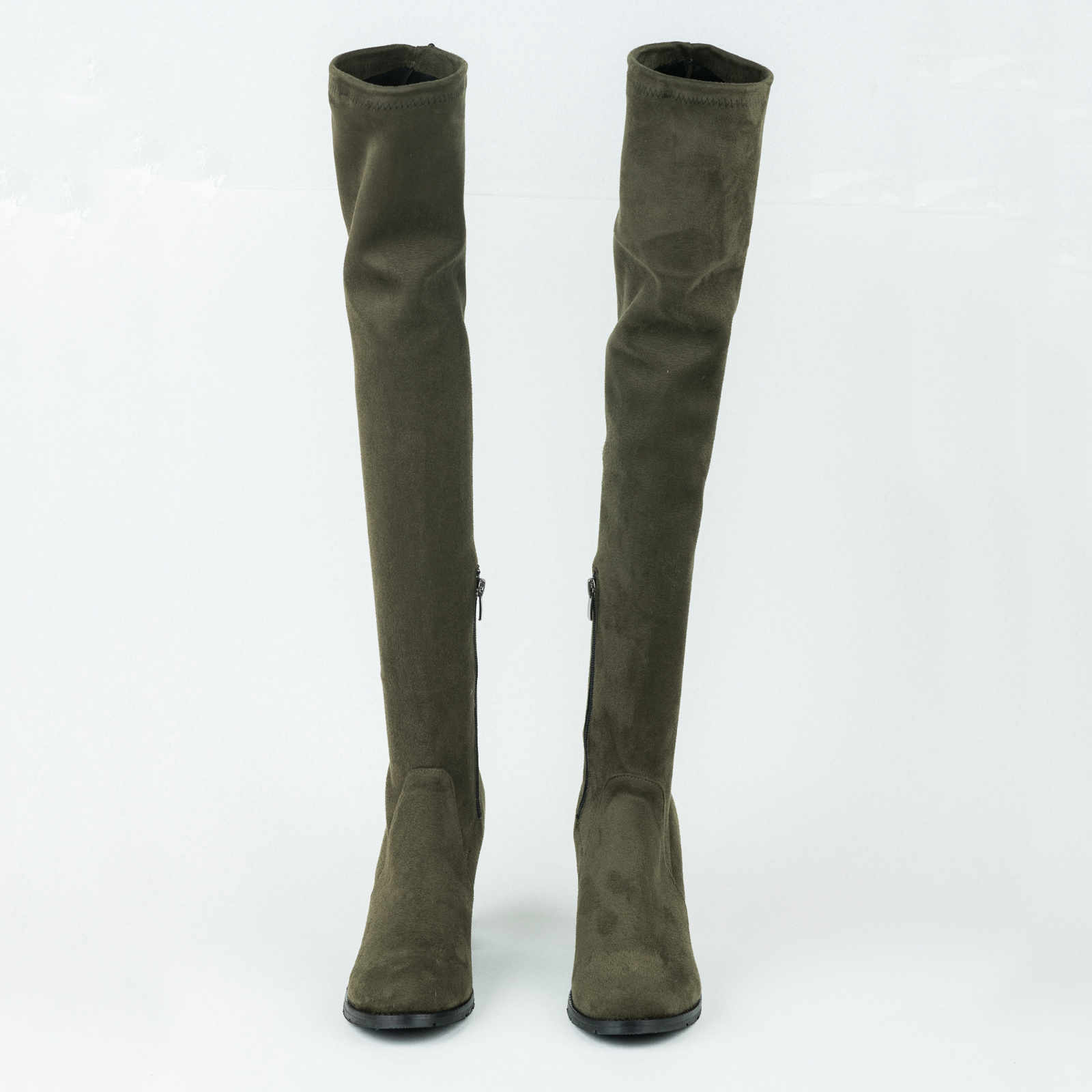 Women boots B098 - DARK GREEN