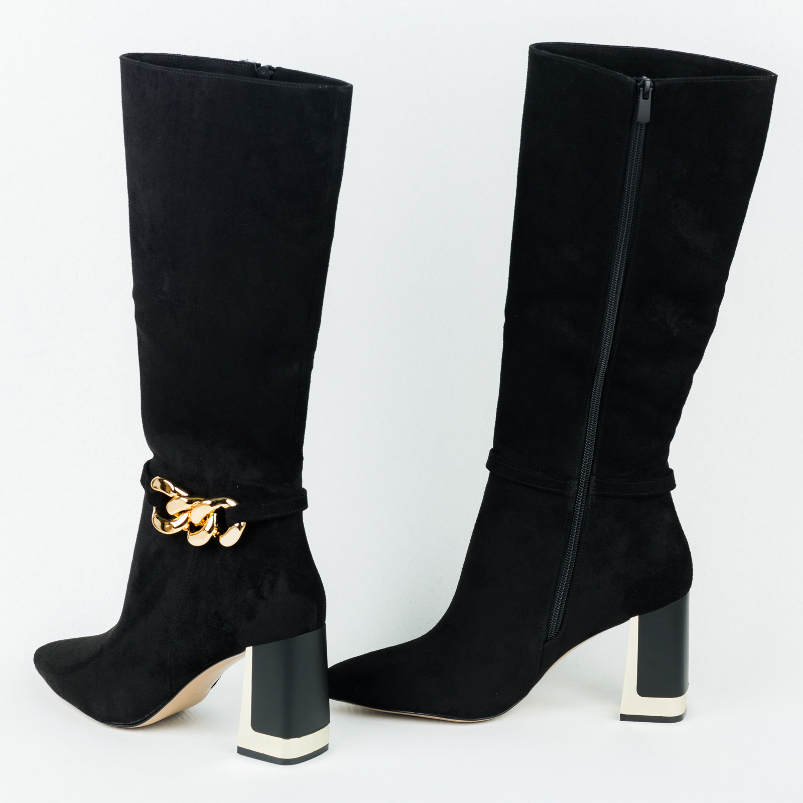 Women boots B657 - BLACK