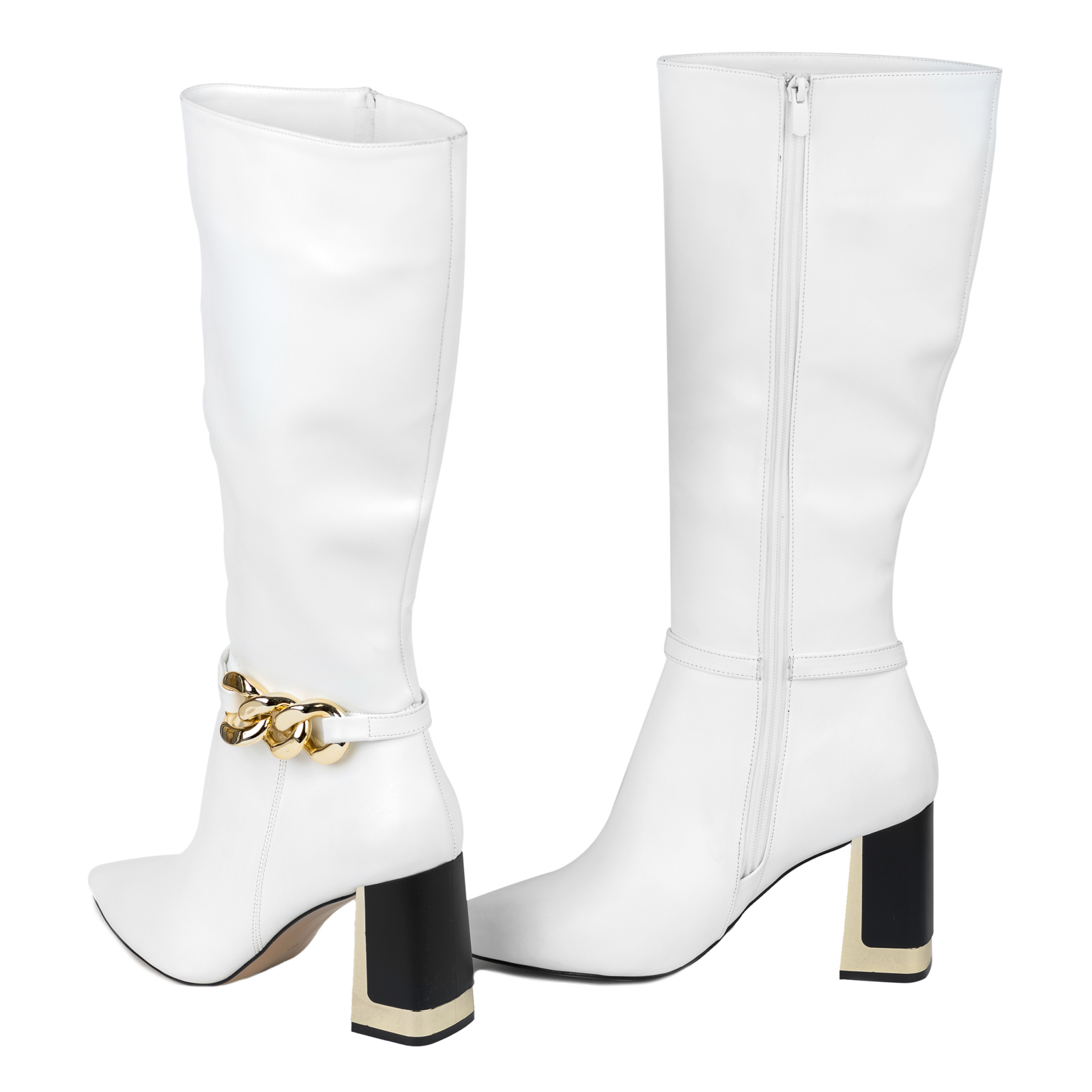 Women boots B640 - WHITE