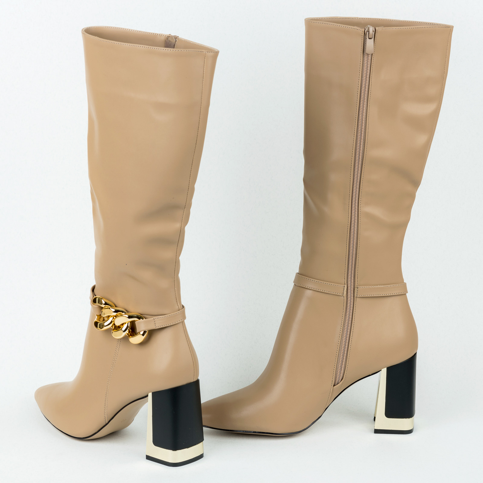 Women boots B640 - BEIGE