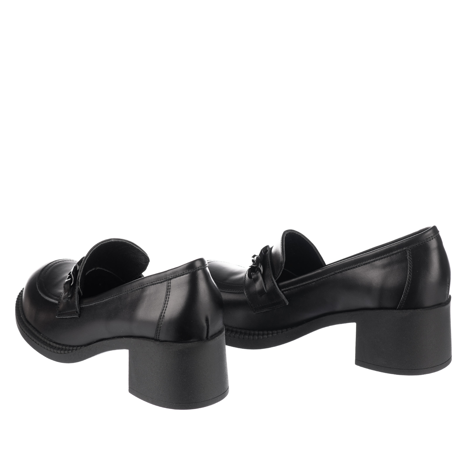 Leather shoes & flats B664 - BLACK