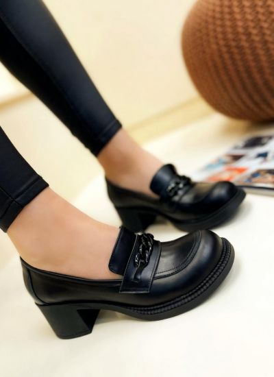 Leather shoes & flats UMRAO - BLACK