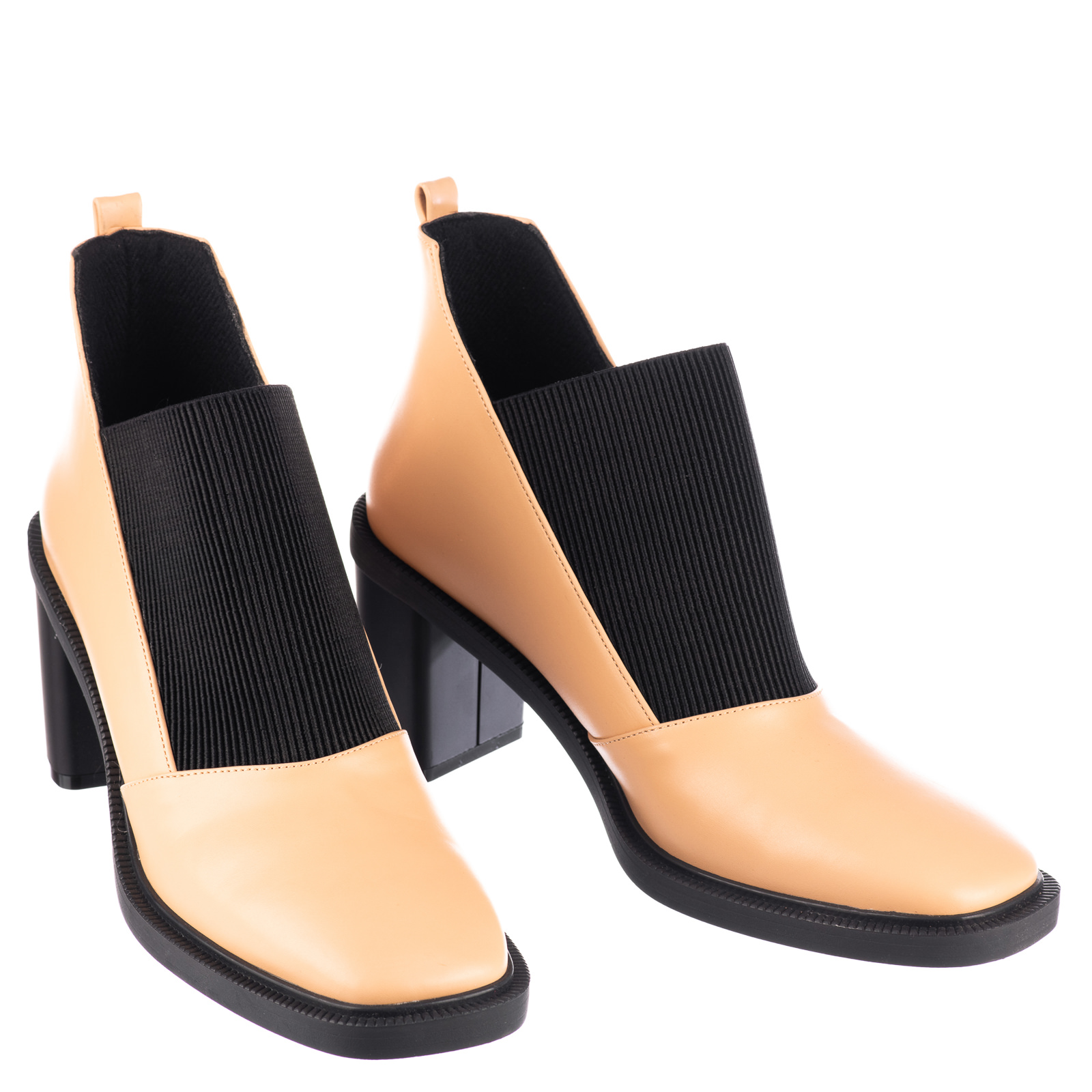 Women ankle boots B669 - BEIGE