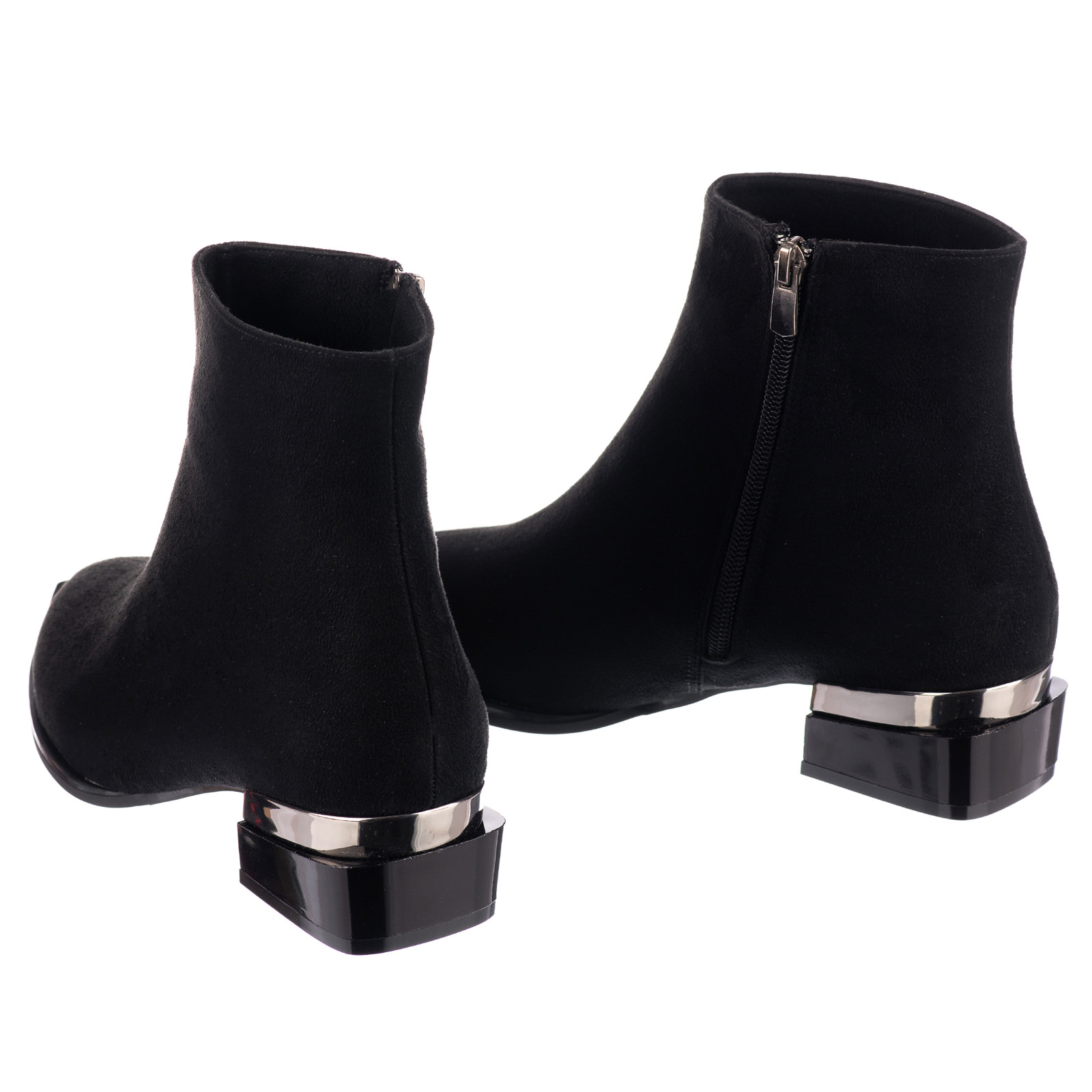 Women ankle boots B672 - BLACK
