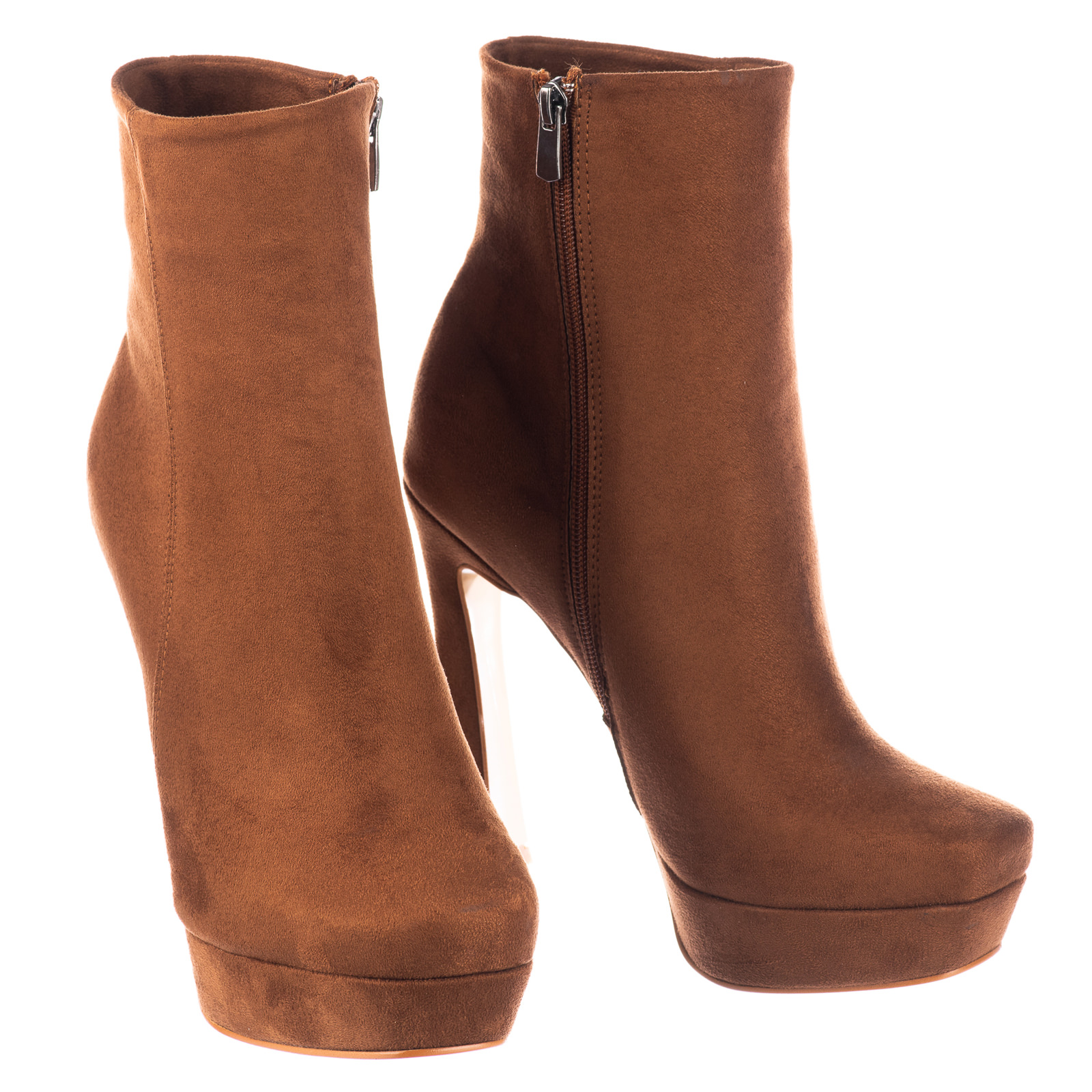 Women ankle boots B656 - CAMEL