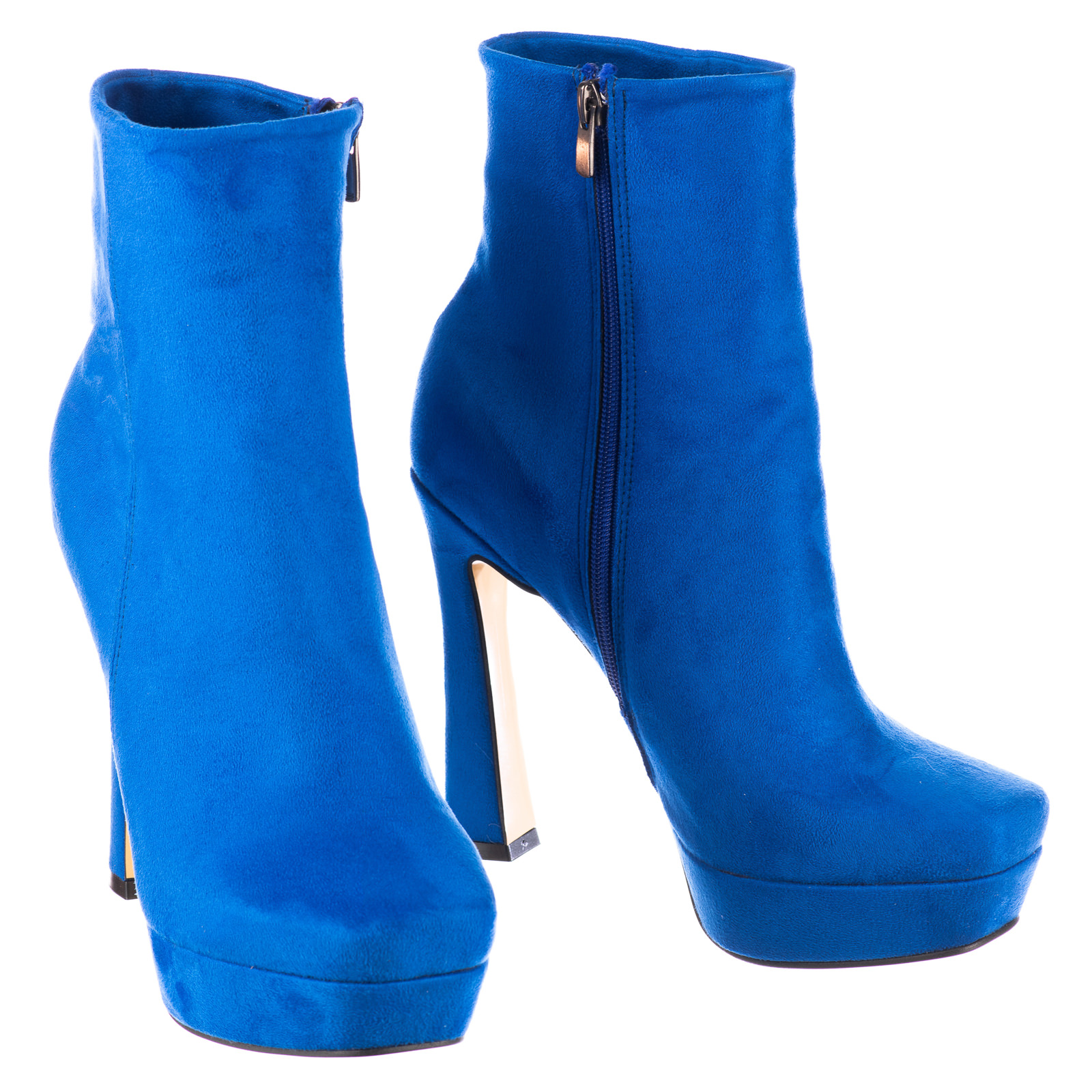 Women ankle boots B656 - BLUE