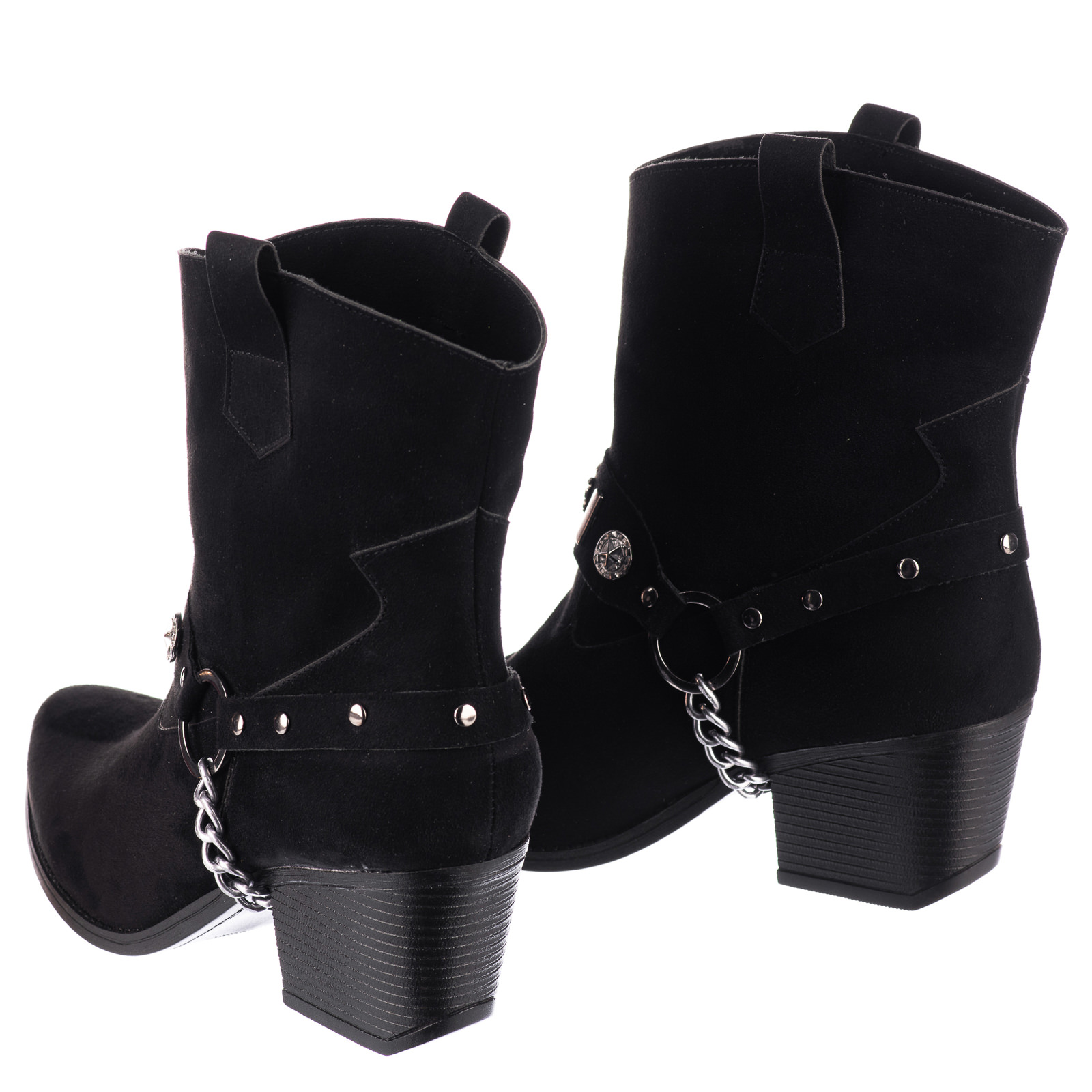 Women ankle boots B292 - BLACK