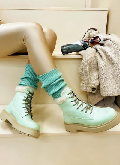 Women ankle boots KEONA - MINT