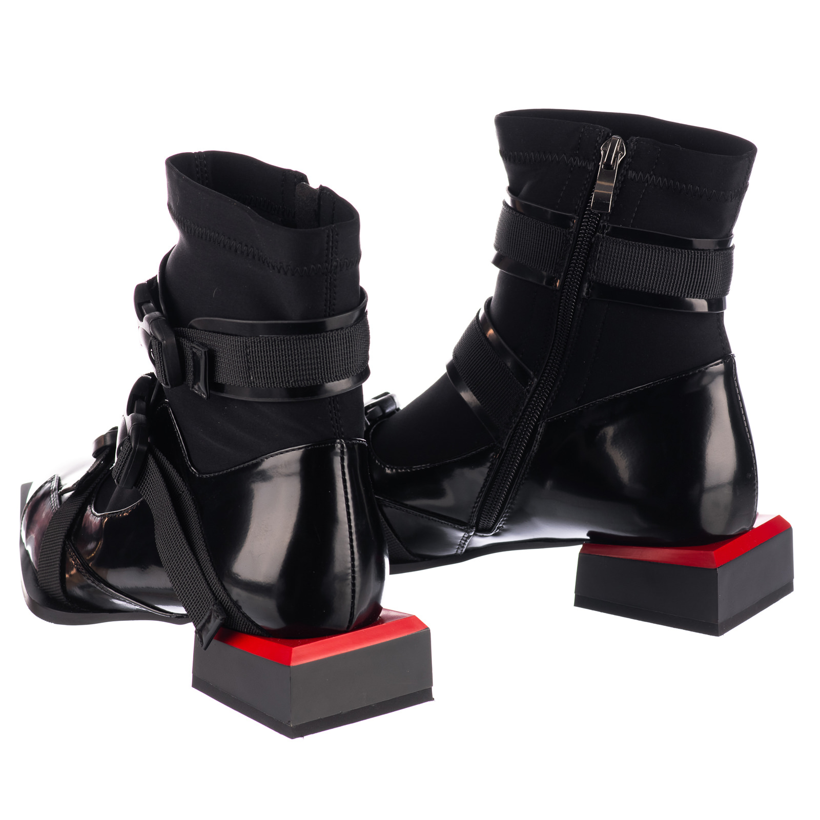 Women ankle boots B680 - BLACK