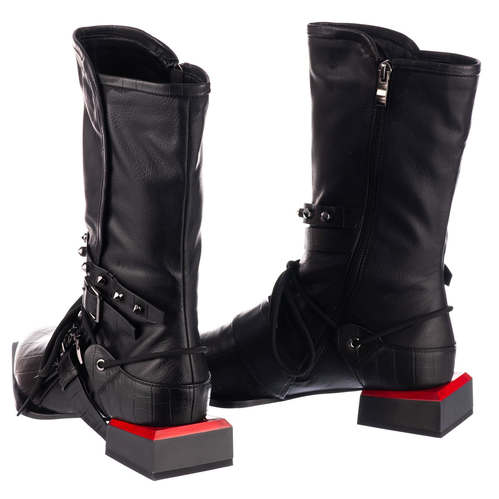 Women ankle boots B681 - BLACK