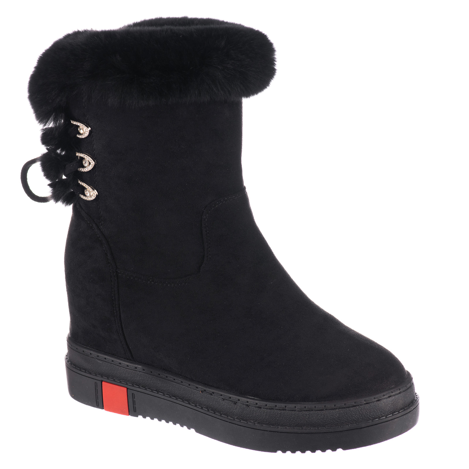 Women ankle boots B683 - BLACK
