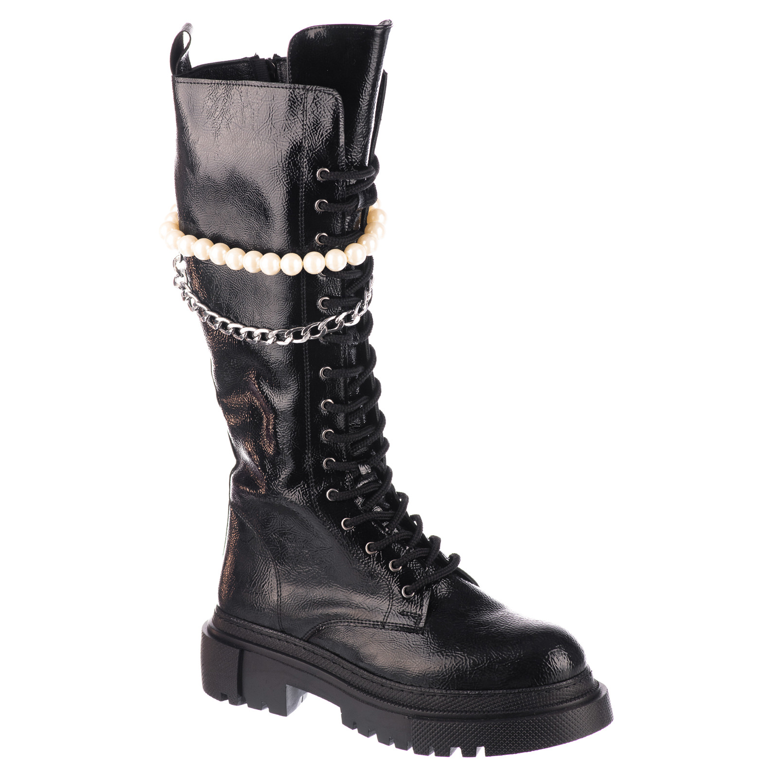 Women boots B698 - BLACK