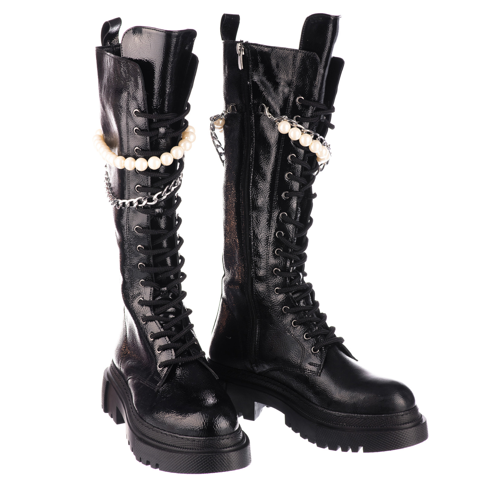 Women boots B698 - BLACK