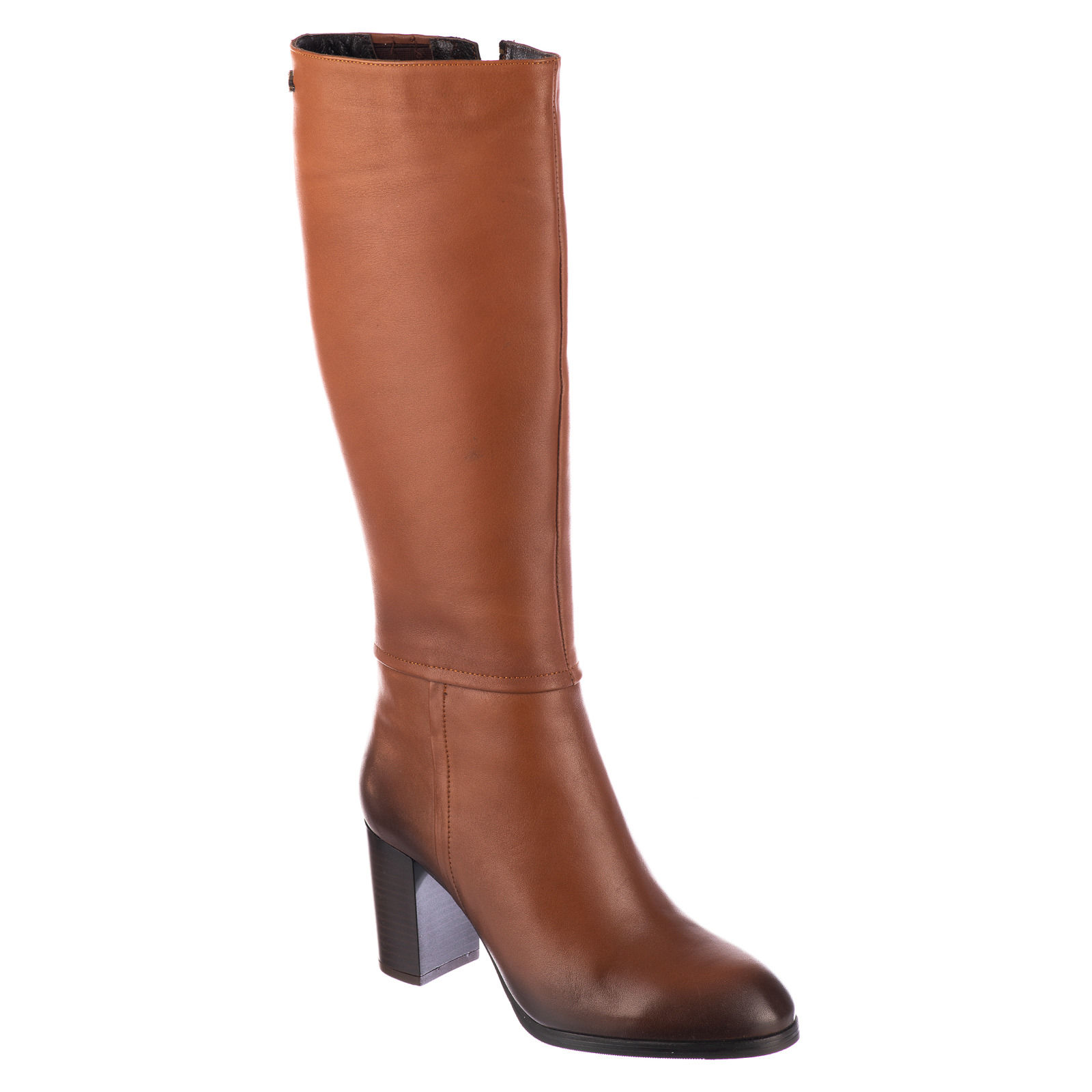 Leather boots B659 - CAMEL