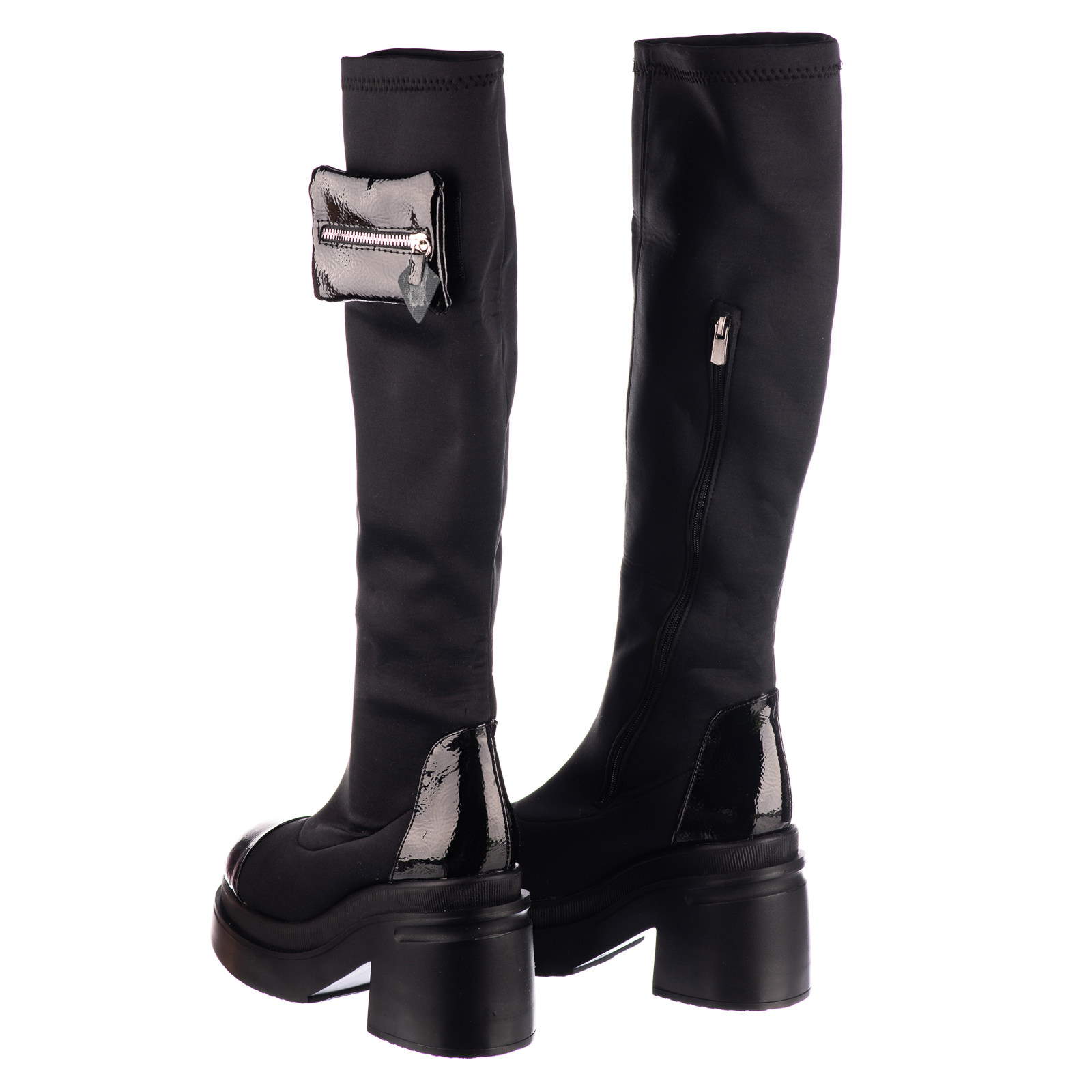 Women boots B448 - BLACK